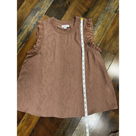 Anthropologie Current Air Sleeveless Top Small Mauve Color - Picture 9 of 9